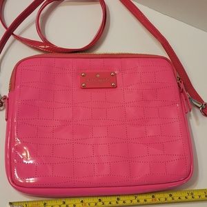 Pink Kate spade New York purse/crossbody/purse-iPad bag